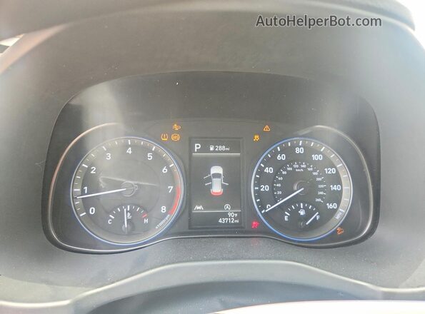 KM8K22AB3PU951340 2023 HYUNDAI KONA Gray Սարքավորումների վահանակի տեսք