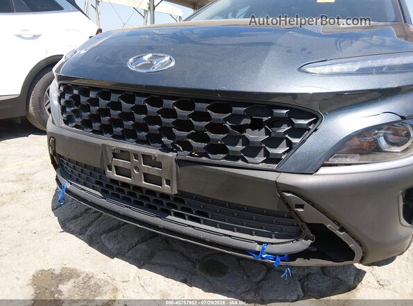 KM8K22AB5NU878243 2022 HYUNDAI KONA Gray Вид спереду