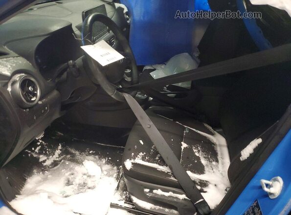 KM8K22AB5NU898556 2022 HYUNDAI KONA Blue Widok wnętrza z przodu