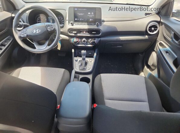 KM8K22AB6NU798370 2022 HYUNDAI KONA Gray წინა პანელის ხედი