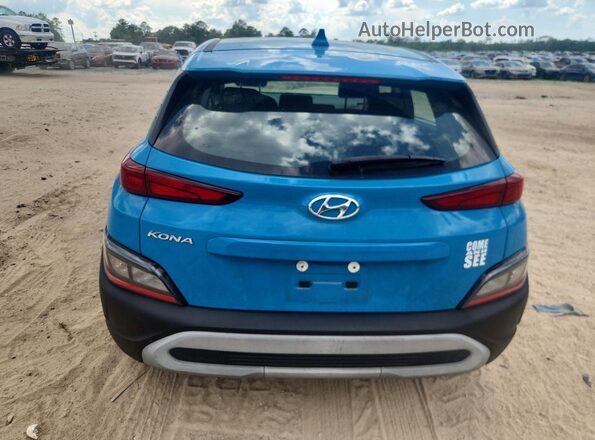 KM8K22AB6PU995638 2023 HYUNDAI KONA Blue Widok z tyłu