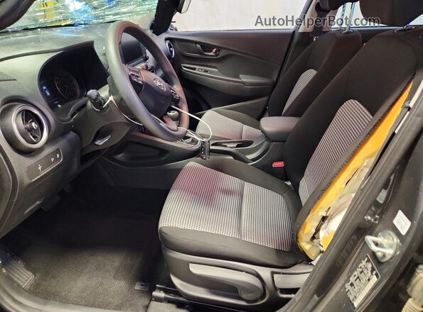 KM8K22AB7NU812972 2022 HYUNDAI KONA Gray Սալոնի դիմացի տեսք