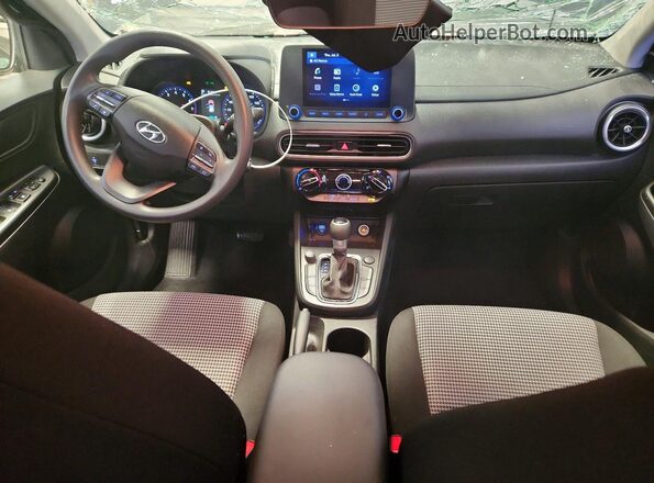 KM8K22AB7NU812972 2022 HYUNDAI KONA Gray Առջևի վահանակի տեսք
