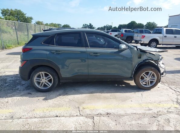 KM8K22ABXNU770846 2022 HYUNDAI KONA Blue Widok wnętrza z tyłu