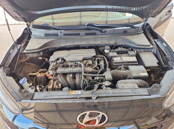 KM8K22ABXPU950699 2023 HYUNDAI KONA Black Engine compartment view