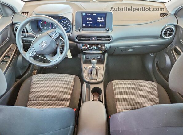 KM8K22ABXPU950699 2023 HYUNDAI KONA Black Dashboard view