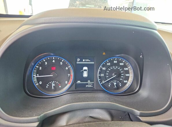 KM8K22ABXPU950699 2023 HYUNDAI KONA Black Instrument cluster view