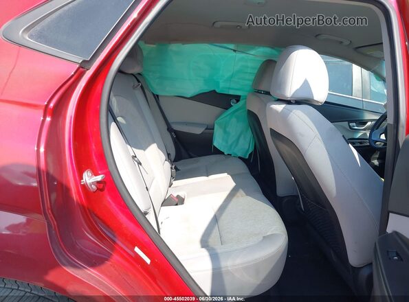 KM8K23AG0PU189697 2023 HYUNDAI KONA ELECTRIC Burgundy VIN კოდის სტიკერის ხედი