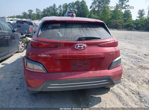KM8K23AG0PU189697 2023 HYUNDAI KONA ELECTRIC Burgundy 