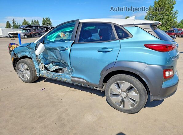 KM8K23AG1LU090574 2020 HYUNDAI KONA Turquoise Rear left