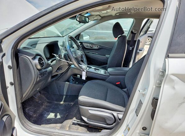 KM8K23AG4MU111029 2021 HYUNDAI KONA White Widok wnętrza z przodu