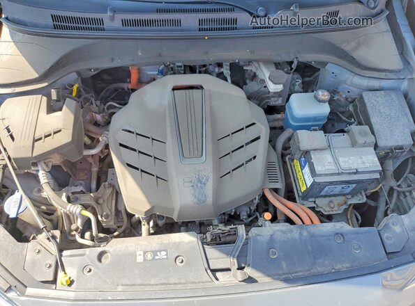 KM8K23AGXMU103369 2021 HYUNDAI KONA Gray უკანა სალონის ხედი