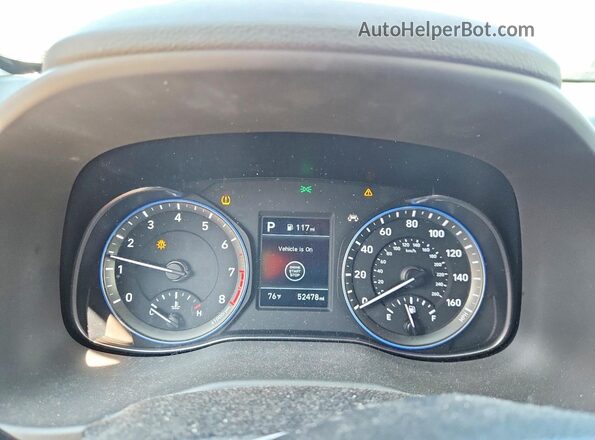 KM8K2CAA0KU371906 2019 HYUNDAI KONA Black Սարքավորումների վահանակի տեսք