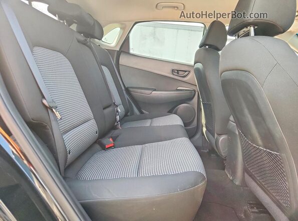 KM8K2CAA0KU371906 2019 HYUNDAI KONA Black Հետևի նստատեղերի տեսք