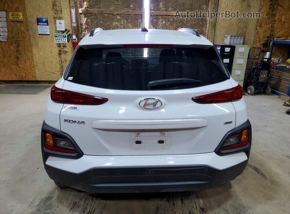 KM8K2CAA0MU692945 2021 HYUNDAI KONA White Հետևի տեսք