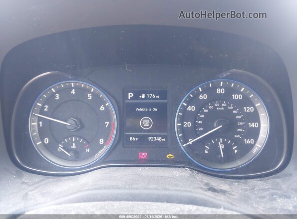 KM8K2CAA2JU071816 2018 HYUNDAI KONA Gray Հետևի նստատեղերի տեսք