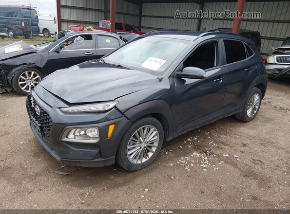 KM8K2CAA2JU170877 2018 HYUNDAI KONA Gray Передня ліва чверть