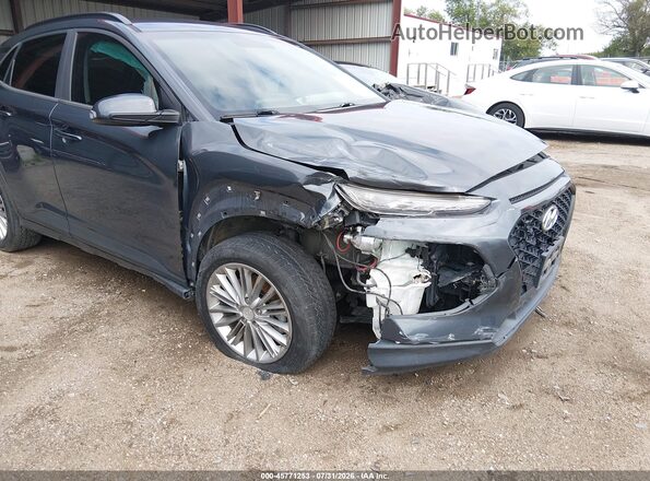 KM8K2CAA2JU170877 2018 HYUNDAI KONA Gray Вид спереду