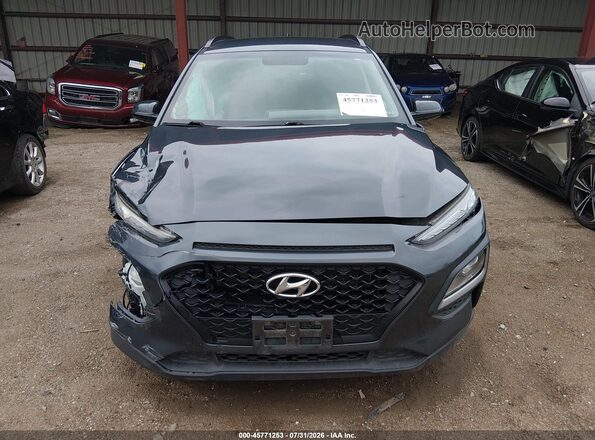 KM8K2CAA2JU170877 2018 HYUNDAI KONA Gray Вид щитка приладів