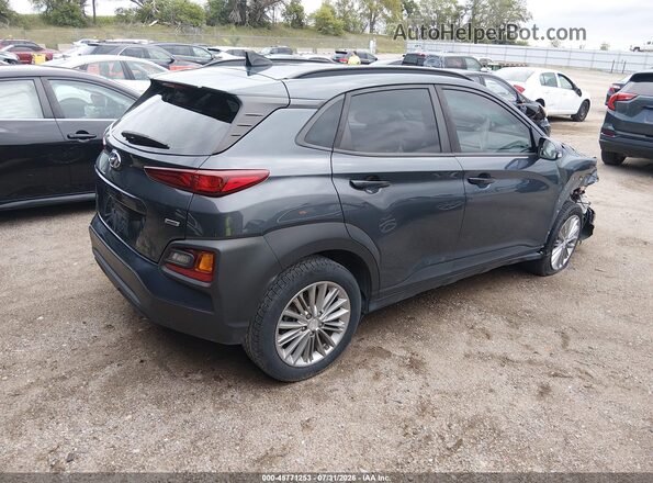 KM8K2CAA2JU170877 2018 HYUNDAI KONA Gray Задня права чверть