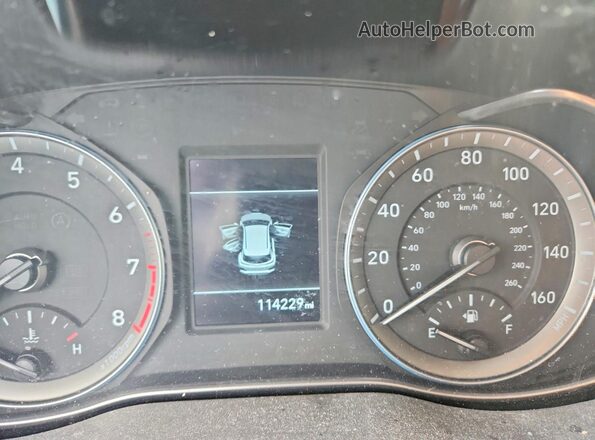 KM8K2CAA2KU341449 2019 HYUNDAI KONA White Սարքավորումների վահանակի տեսք