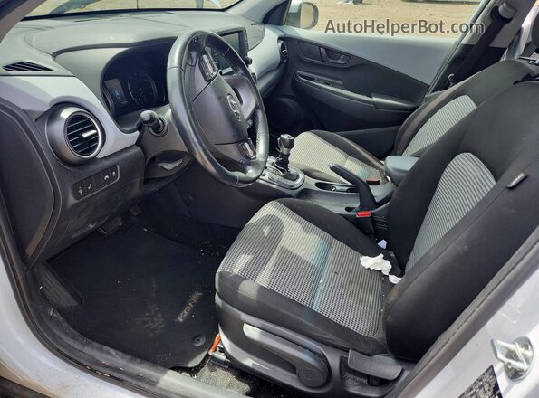 KM8K2CAA2KU341449 2019 HYUNDAI KONA White Սալոնի դիմացի տեսք