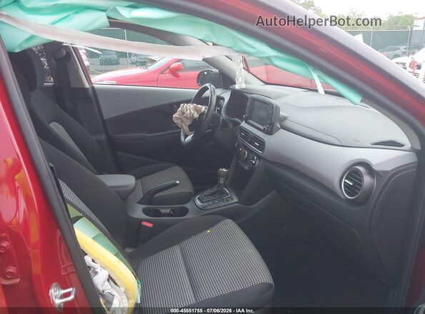 KM8K2CAA2KU394412 2019 HYUNDAI KONA Красный Вид салона спереди