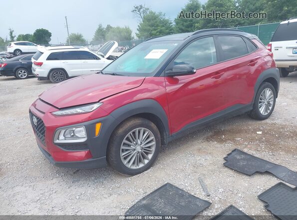 KM8K2CAA2KU394412 2019 HYUNDAI KONA Красный Передняя левая четверть