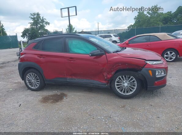 KM8K2CAA2KU394412 2019 HYUNDAI KONA Красный Вид задней части салона