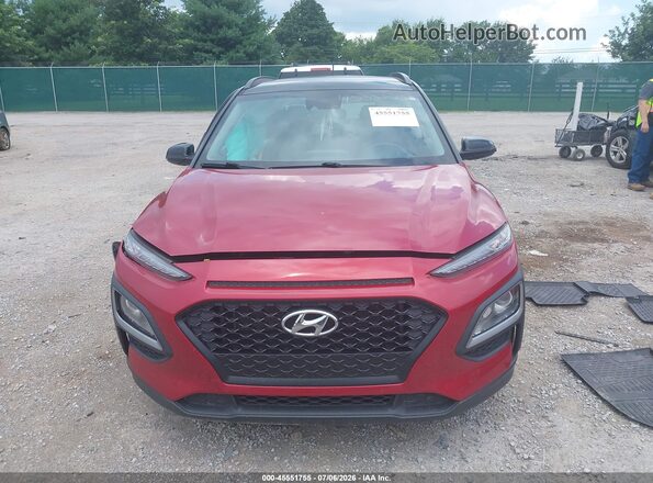 KM8K2CAA2KU394412 2019 HYUNDAI KONA Красный Вид щитка приборов