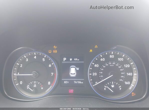 KM8K2CAA2LU396520 2020 HYUNDAI KONA White Vista de los asientos traseros