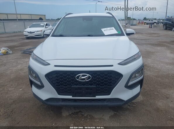 KM8K2CAA2LU396520 2020 HYUNDAI KONA White Vista del cuadro de instrumentos