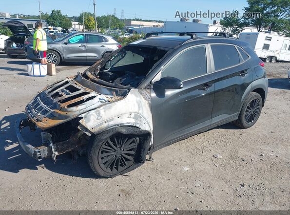 KM8K2CAA3LU428763 2020 HYUNDAI KONA Black Передня ліва чверть