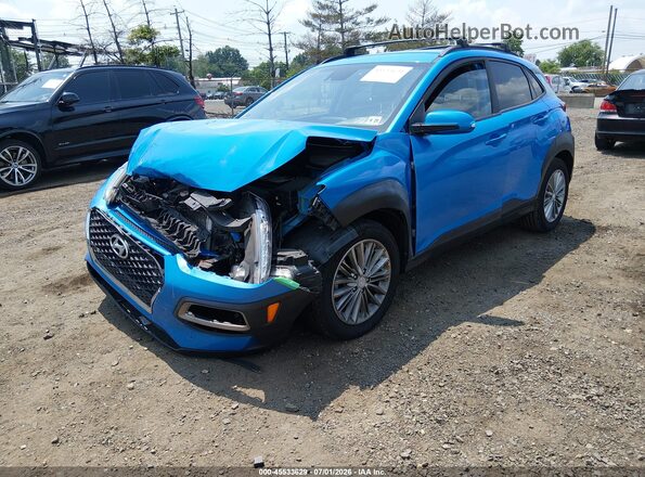 KM8K2CAA3LU491698 2020 HYUNDAI KONA Blue Vista tres cuartos delantera izquierda