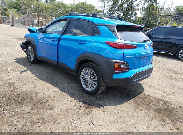 KM8K2CAA3LU491698 2020 HYUNDAI KONA Blue Trasero izquierdo