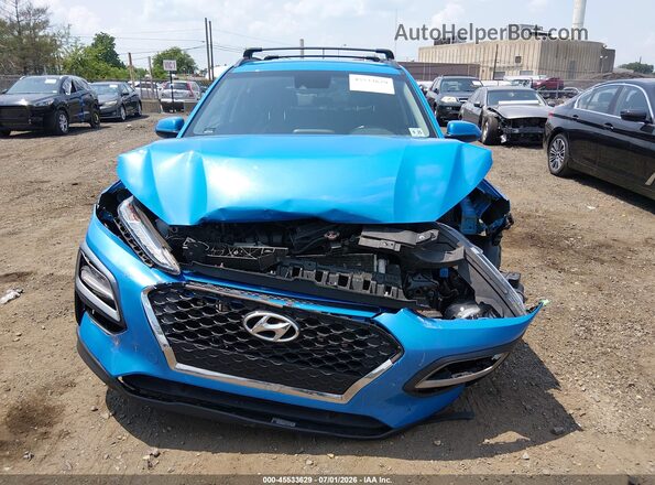 KM8K2CAA3LU491698 2020 HYUNDAI KONA Blue Vista del cuadro de instrumentos