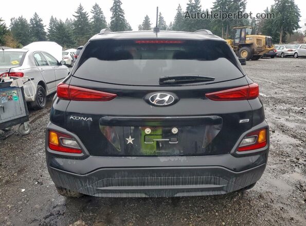 KM8K2CAA4JU169648 2018 HYUNDAI KONA Black Հետևի տեսք