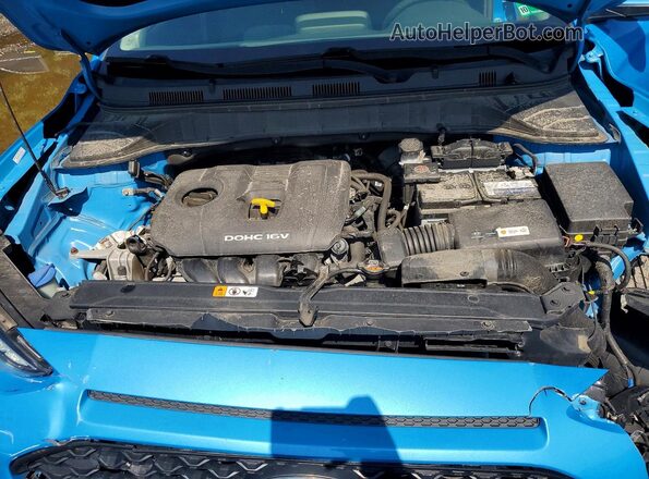 KM8K2CAA5LU492528 2020 HYUNDAI KONA Синий Вид подкапотного пространства