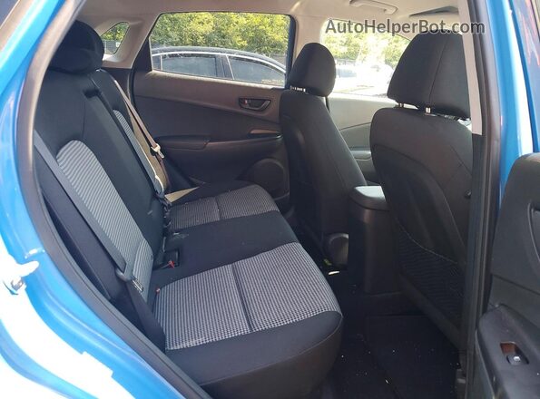 KM8K2CAA5LU492528 2020 HYUNDAI KONA Синий Вид задней части салона
