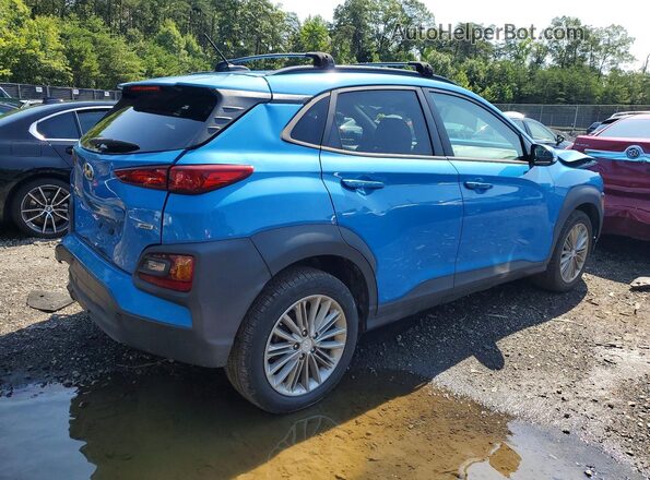 KM8K2CAA5LU492528 2020 HYUNDAI KONA Синий Задняя правая четверть