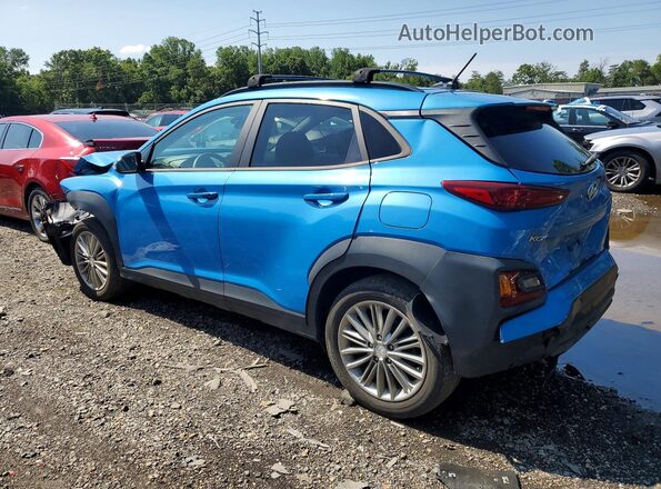 KM8K2CAA5LU492528 2020 HYUNDAI KONA Синий Задняя левая четверть