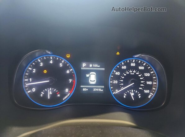 KM8K2CAA5LU501440 2020 HYUNDAI KONA Black ხელსაწყოთა პანელის ხედი
