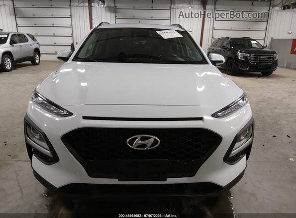 KM8K2CAA5LU556163 2020 HYUNDAI KONA White Вид щитка приладів