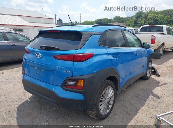 KM8K2CAA6LU473714 2020 HYUNDAI KONA Blue Tył prawy