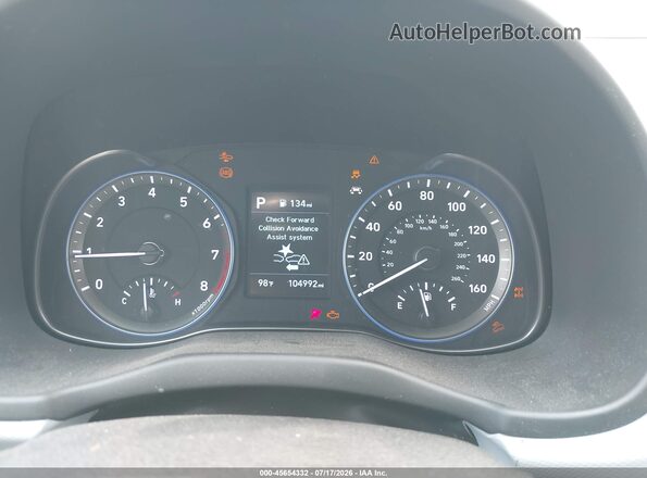 KM8K2CAA6LU473714 2020 HYUNDAI KONA Blue Widok tylnych siedzeń