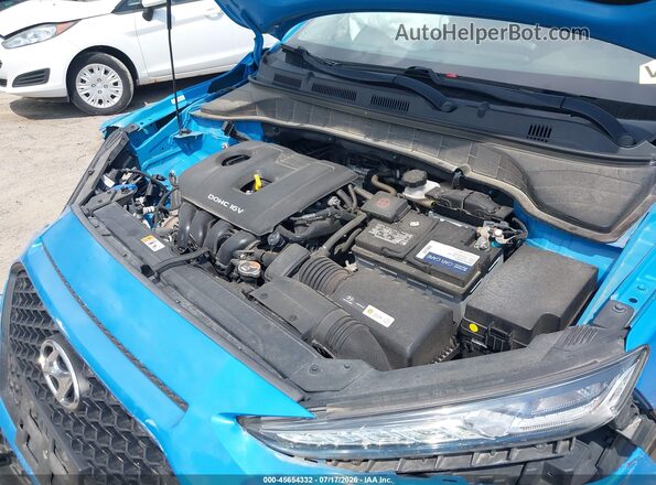 KM8K2CAA6LU473714 2020 HYUNDAI KONA Blue Widok z tyłu