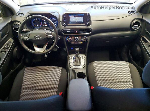 KM8K2CAA7MU687189 2021 HYUNDAI KONA Black Dashboard view