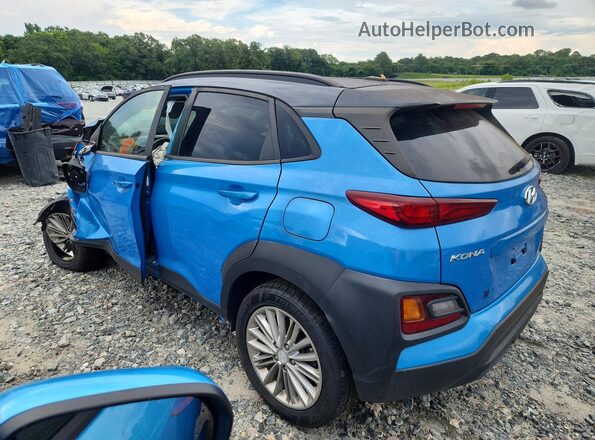 KM8K2CAA8JU072193 2018 HYUNDAI KONA Blue Tył lewy