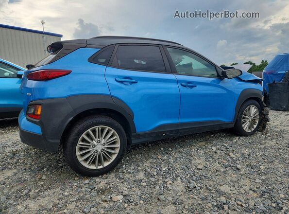 KM8K2CAA8JU072193 2018 HYUNDAI KONA Blue Tył prawy