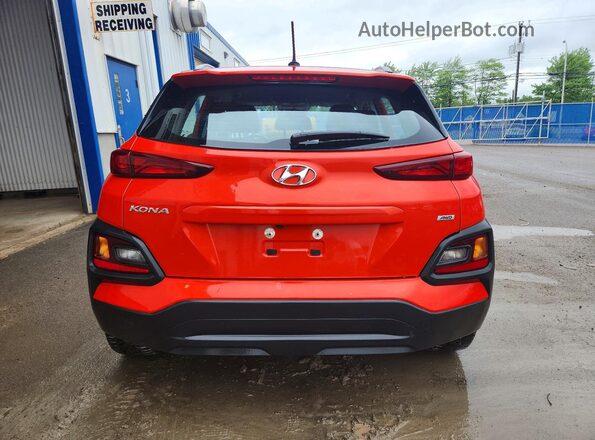 KM8K2CAA8LU450466 2020 HYUNDAI KONA Orange Вид ззаду